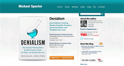 Desktop Screenshot of michaelspecter.com